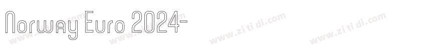 Norway Euro 2024字体转换